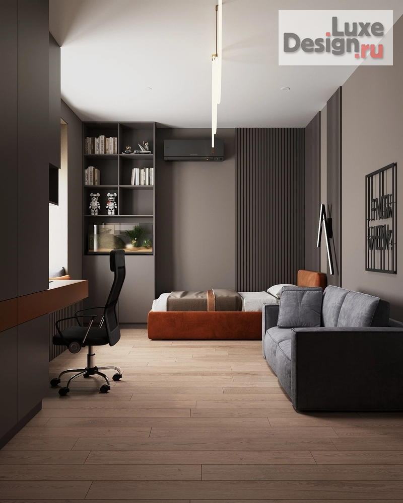 Дизайн интерьера частного дома "ДОМ В СТИЛЕ РАЙТА" (фото 3)