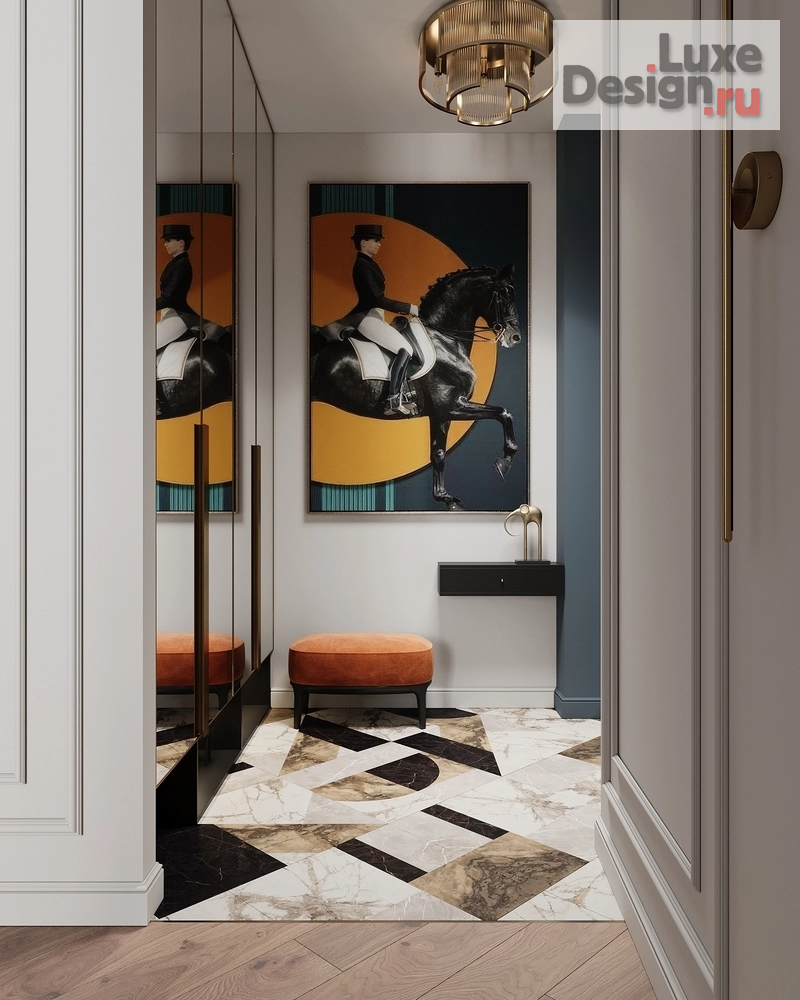 Дизайн интерьера четырехкомнатной квартиры "СЛОЖНАЯ ПЛАНИРОВКА С БОЛЬШИМИ ВОЗМОЖНОСТЯМИ" (фото 22)