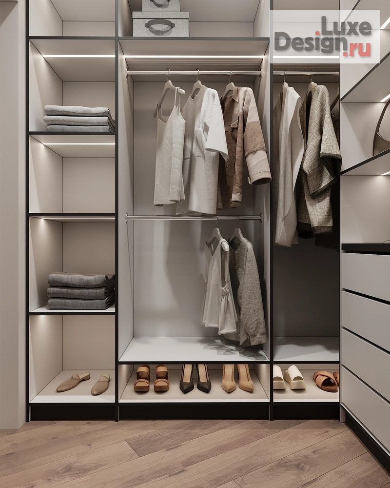 Дизайн интерьера четырехкомнатной квартиры "СЛОЖНАЯ ПЛАНИРОВКА С БОЛЬШИМИ ВОЗМОЖНОСТЯМИ" (фото 36)