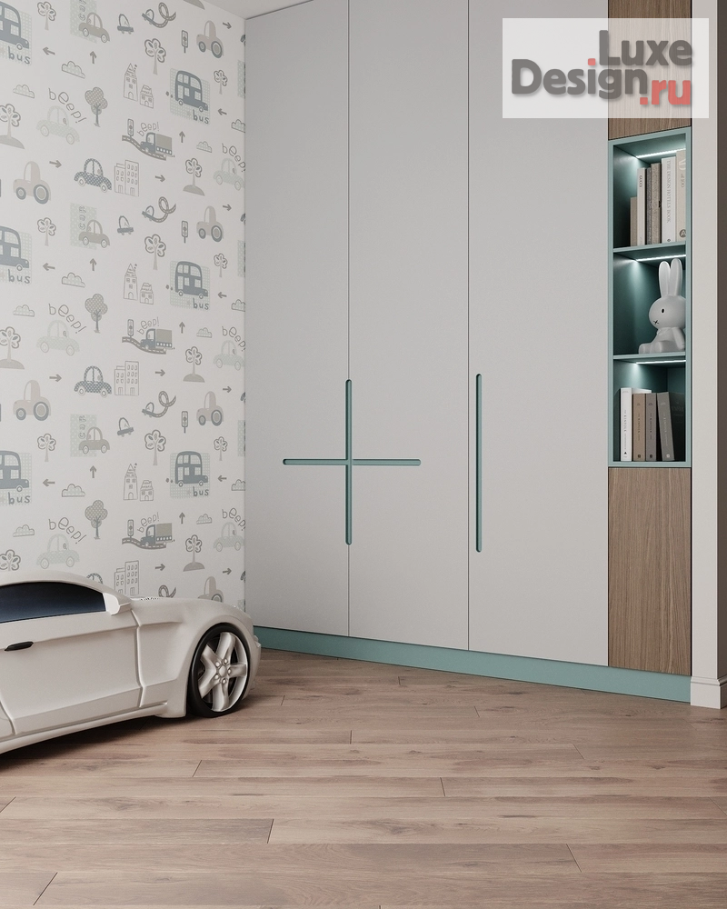 Дизайн интерьера четырехкомнатной квартиры "СЛОЖНАЯ ПЛАНИРОВКА С БОЛЬШИМИ ВОЗМОЖНОСТЯМИ" (фото 13)