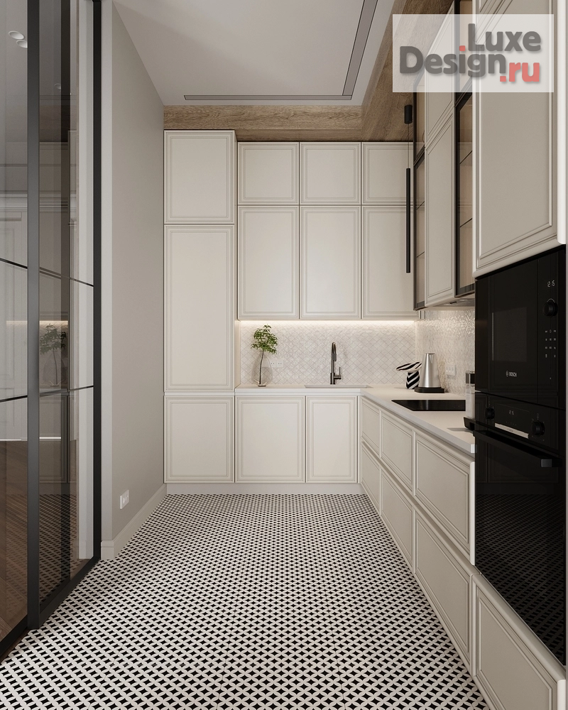 Дизайн интерьера квартиры "НОВЫЙ УРОВЕНЬ ЖИЗНИ В СТАРОЙ МОСКВЕ" (фото 16)