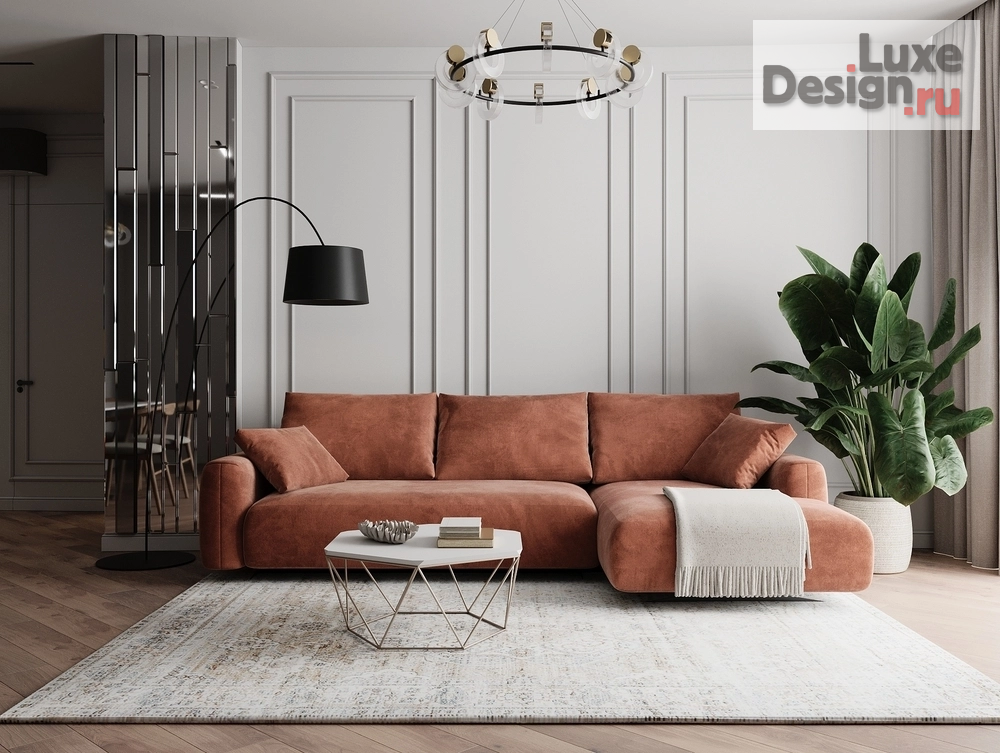 Дизайн интерьера четырехкомнатной квартиры "СЛОЖНАЯ ПЛАНИРОВКА С БОЛЬШИМИ ВОЗМОЖНОСТЯМИ" (фото 1)