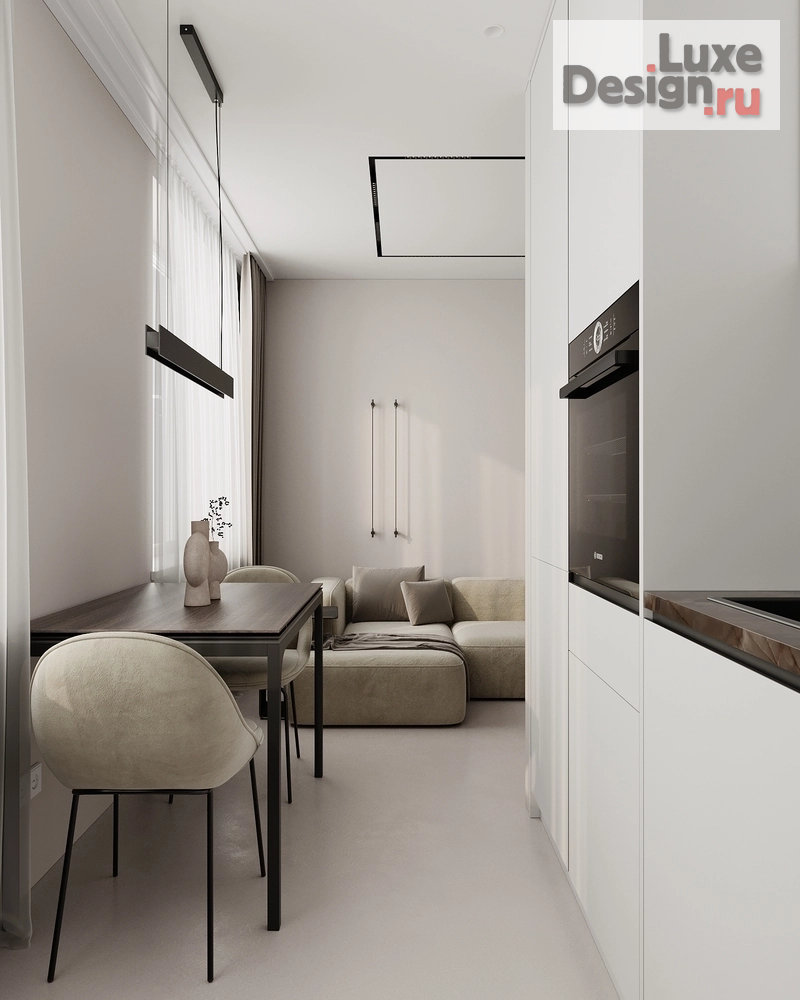 Дизайн интерьера однокомнатной квартиры "МИНИМАЛИЗМ" (фото 17)