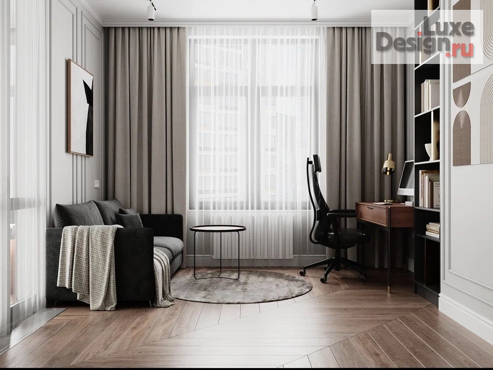 Дизайн интерьера четырехкомнатной квартиры "ИЗ ДВУХ КВАРТИР ОДНУ" (фото 54)