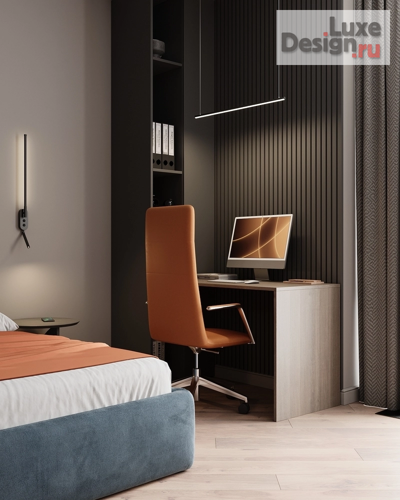 Дизайн интерьера четырехкомнатной квартиры "СЛОЖНАЯ ПЛАНИРОВКА С БОЛЬШИМИ ВОЗМОЖНОСТЯМИ" (фото 8)