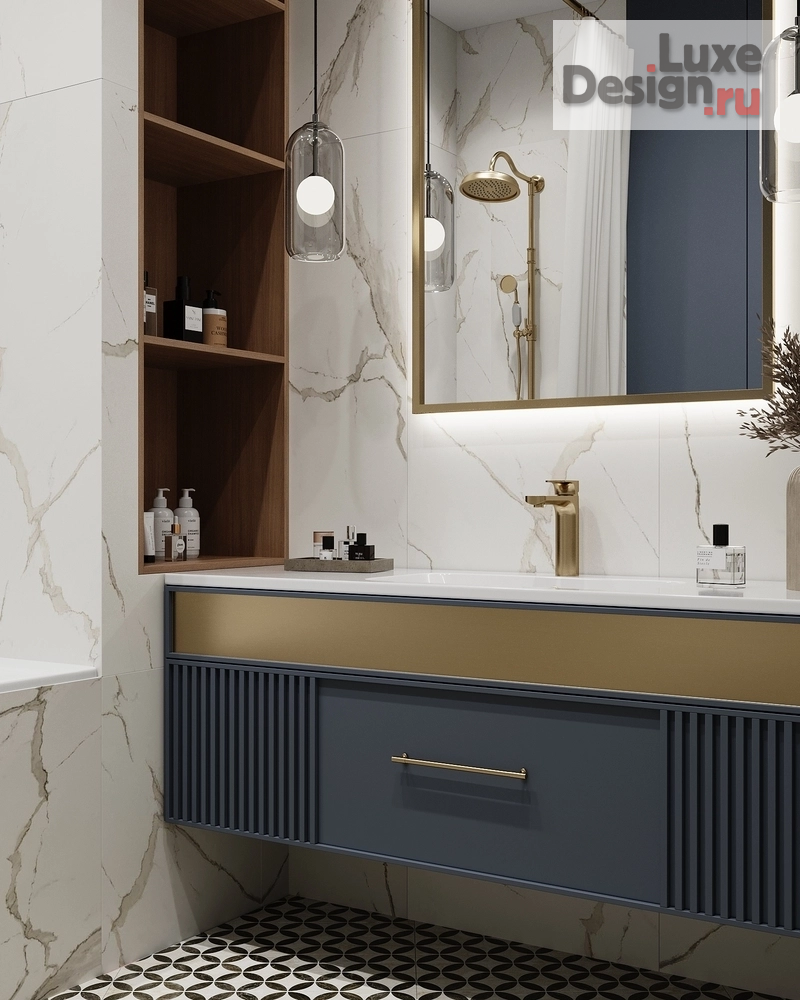 Дизайн интерьера четырехкомнатной квартиры "СЛОЖНАЯ ПЛАНИРОВКА С БОЛЬШИМИ ВОЗМОЖНОСТЯМИ" (фото 5)