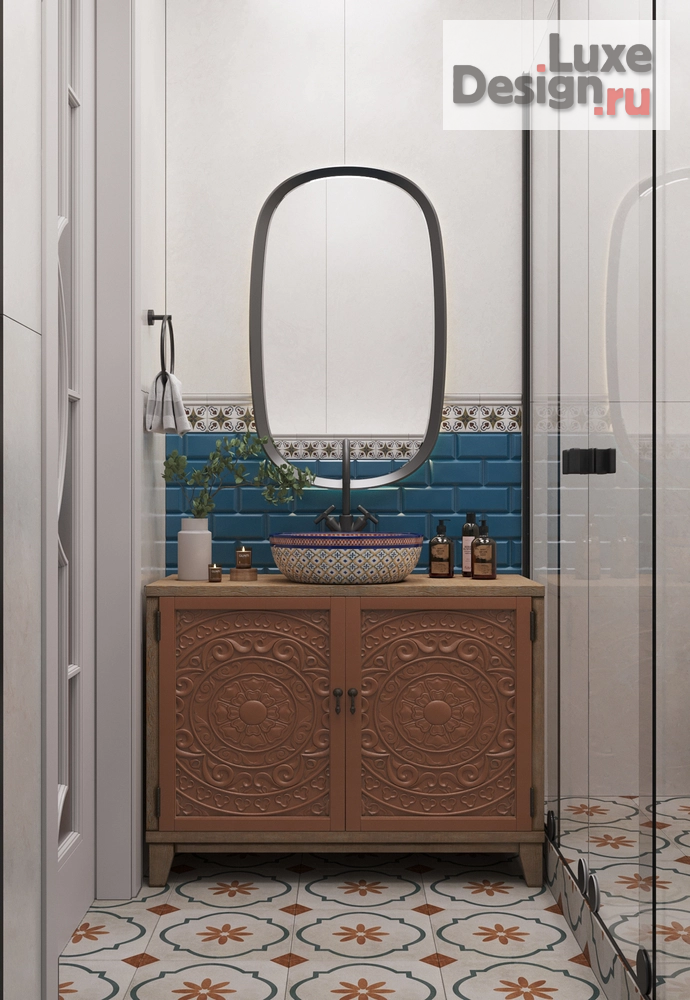 Дизайн интерьера четырехкомнатной квартиры "СКАЗКА В МАРОККАНСКОМ СТИЛЕ" (фото 79)