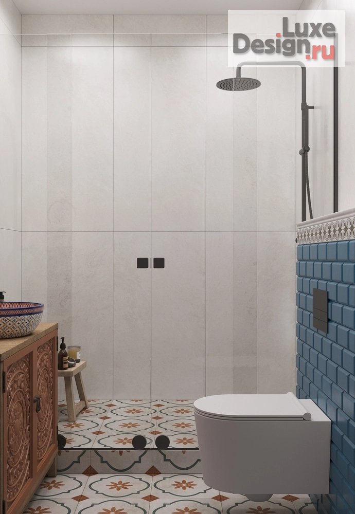 Дизайн интерьера четырехкомнатной квартиры "СКАЗКА В МАРОККАНСКОМ СТИЛЕ" (фото 81)