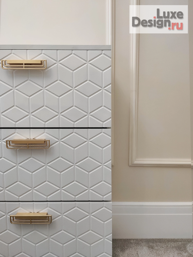 Дизайн интерьера трехкомнатной квартиры "Квартира " Мрамор и Золото"" (фото 16)