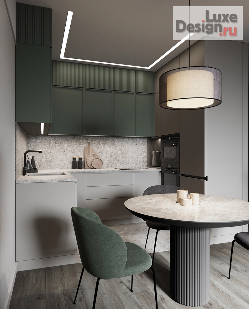 Дизайн интерьера трехкомнатной квартиры "Дизайн квартиры в современном стиле" (фото 8)