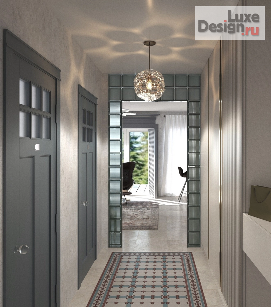 Дизайн интерьера коттеджа "Современный Mid century modern. " (фото 6)