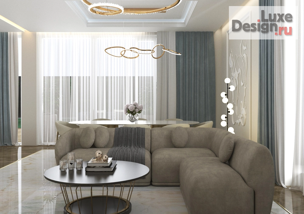 Дизайн интерьера частного дома "Коттедж в Марункино" (фото 5)