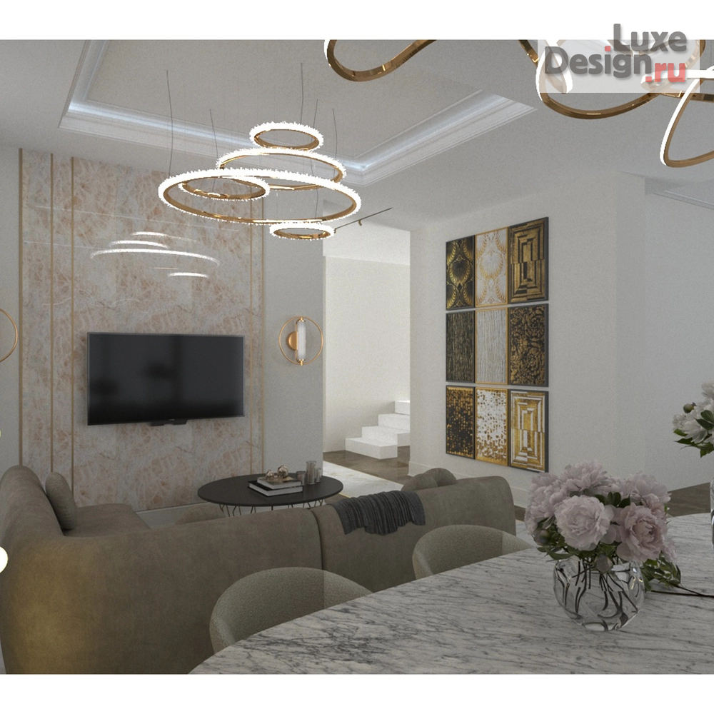 Дизайн интерьера частного дома "Коттедж в Марункино" (фото 6)