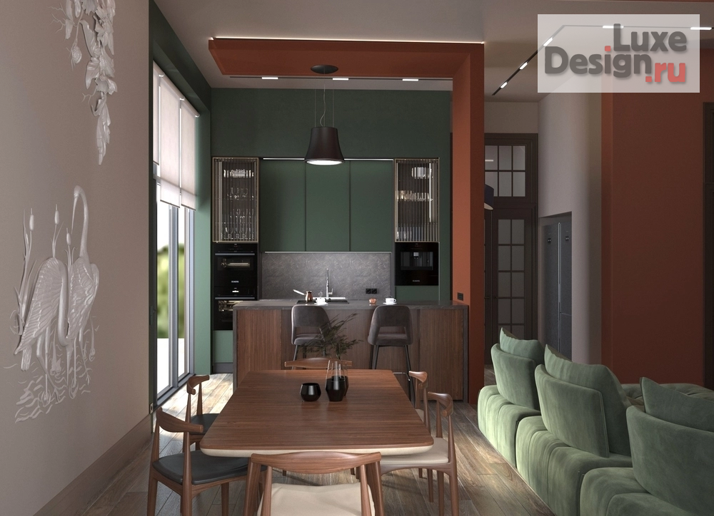 Дизайн интерьера частного дома "Зелена Роща 1" (фото 5)