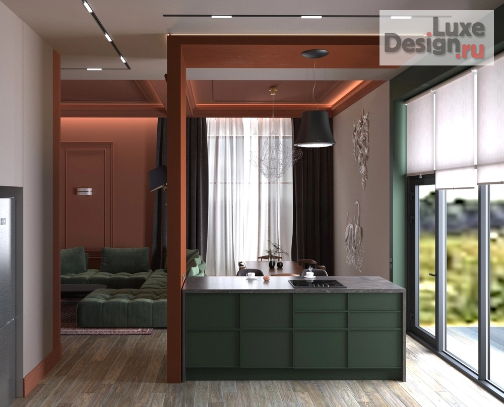 Дизайн интерьера частного дома "Зелена Роща 1" (фото 7)