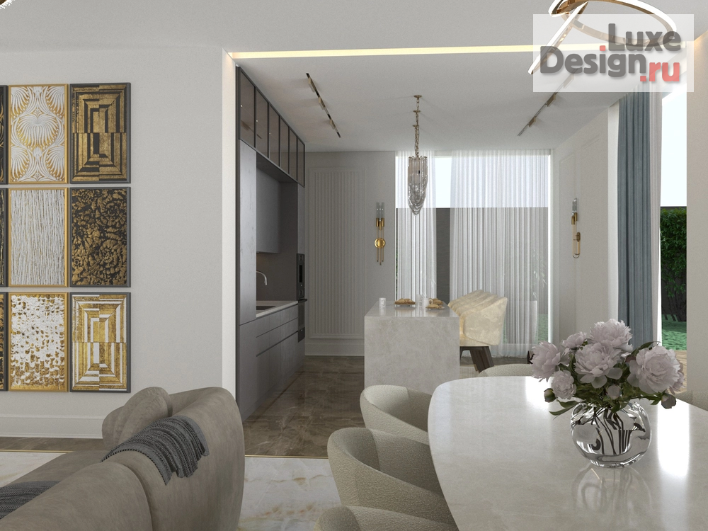 Дизайн интерьера частного дома "Коттедж в Марункино" (фото 10)