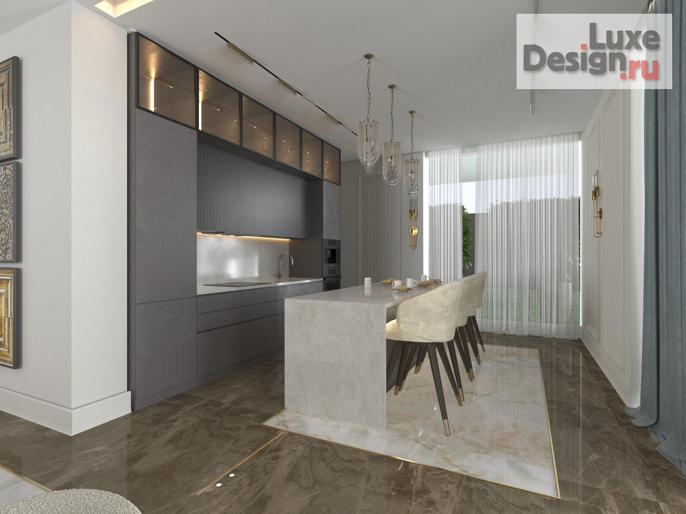 Дизайн интерьера частного дома "Коттедж в Марункино" (фото 12)