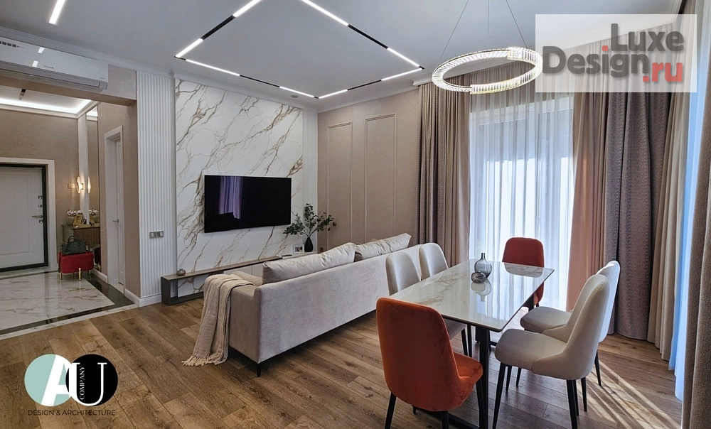 Дизайн интерьера коттеджа "Дизайн частного дома 160м2." (фото 4)