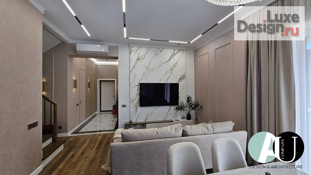 Дизайн интерьера коттеджа "Дизайн частного дома 160м2." (фото 5)