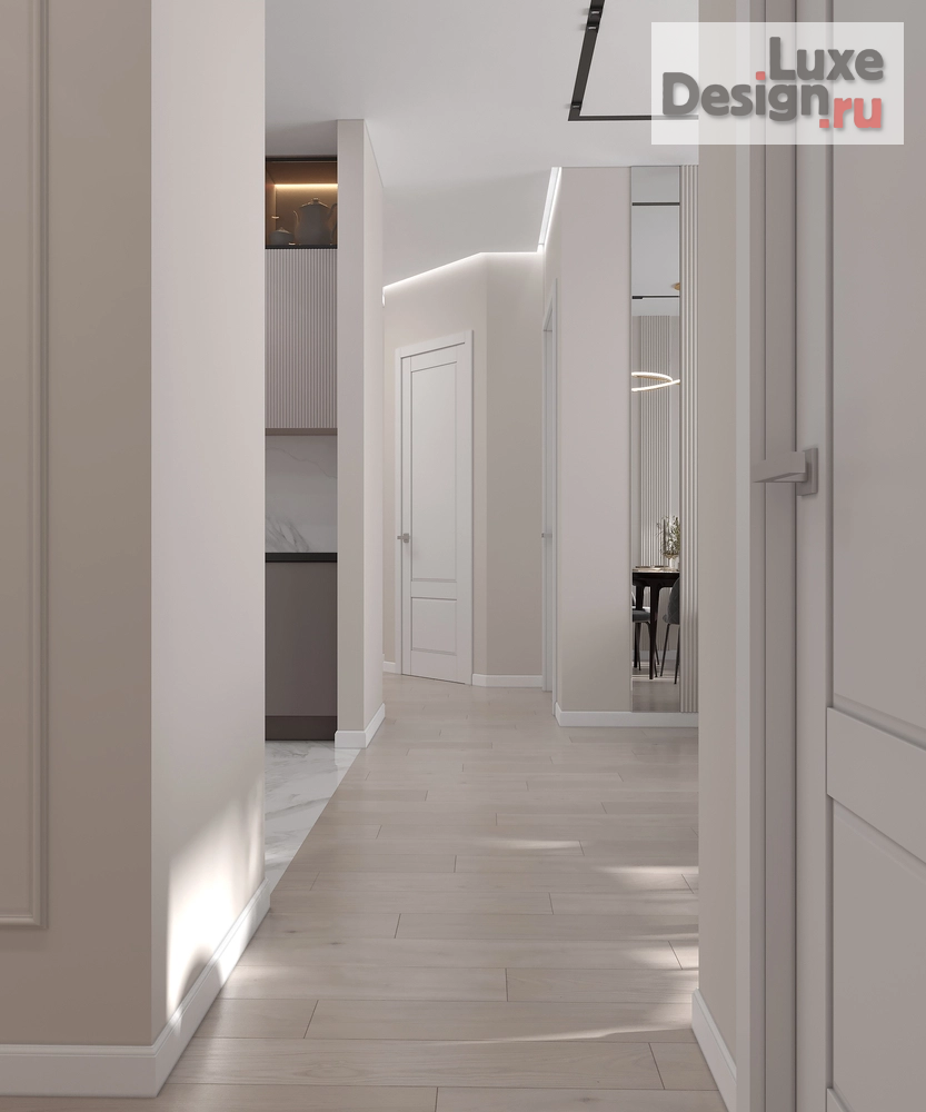 Дизайн интерьера трехкомнатной квартиры "Квартира" (фото 6)