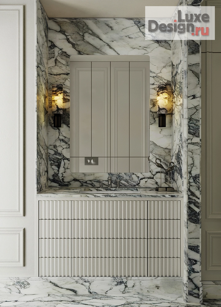 Дизайн интерьера четырехкомнатной квартиры "Инкогнито" (фото 26) от дизайнера Мила Моргунян Дизайн интерьера четырехкомнатной квартиры "Инкогнито" (фото 26)