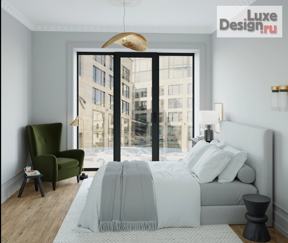 Дизайн интерьера двухкомнатной квартиры "Апартаменты на В.О." (фото 4)