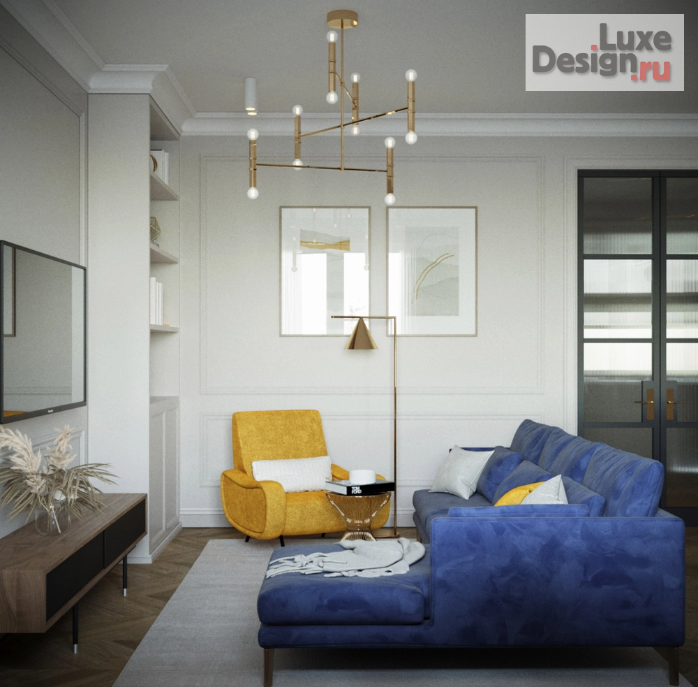 Дизайн интерьера трехкомнатной квартиры "ЖК Галатика" (фото 15)