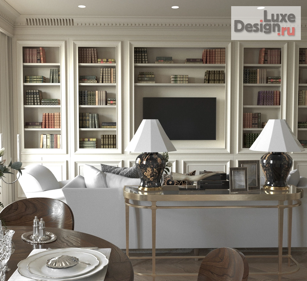 Дизайн интерьера четырехкомнатной квартиры "Инкогнито" (фото 4) от дизайнера Мила Моргунян Дизайн интерьера четырехкомнатной квартиры "Инкогнито" (фото 4)