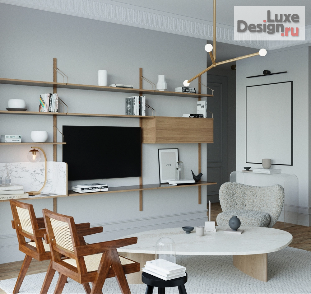 Дизайн интерьера двухкомнатной квартиры "Апартаменты на В.О." (фото 12)