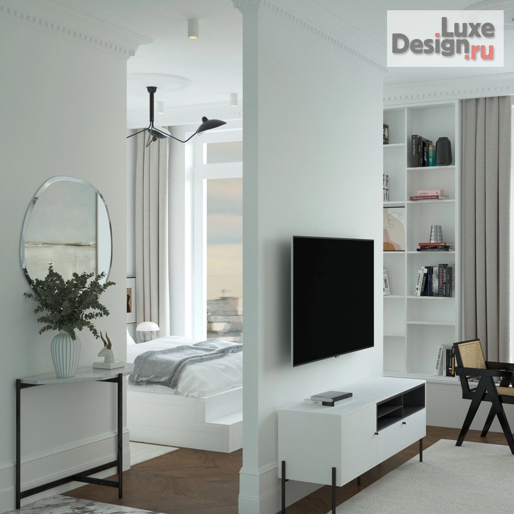 Дизайн интерьера квартиры студии "Студия ЖК Ривьер Нуар" (фото 6)