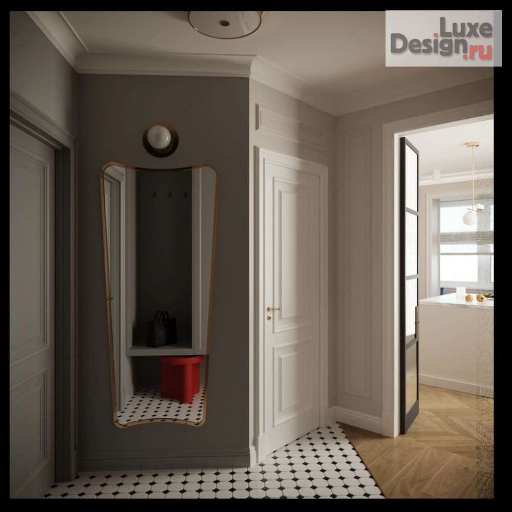 Дизайн интерьера трехкомнатной квартиры "ЖК Галатика" (фото 20)