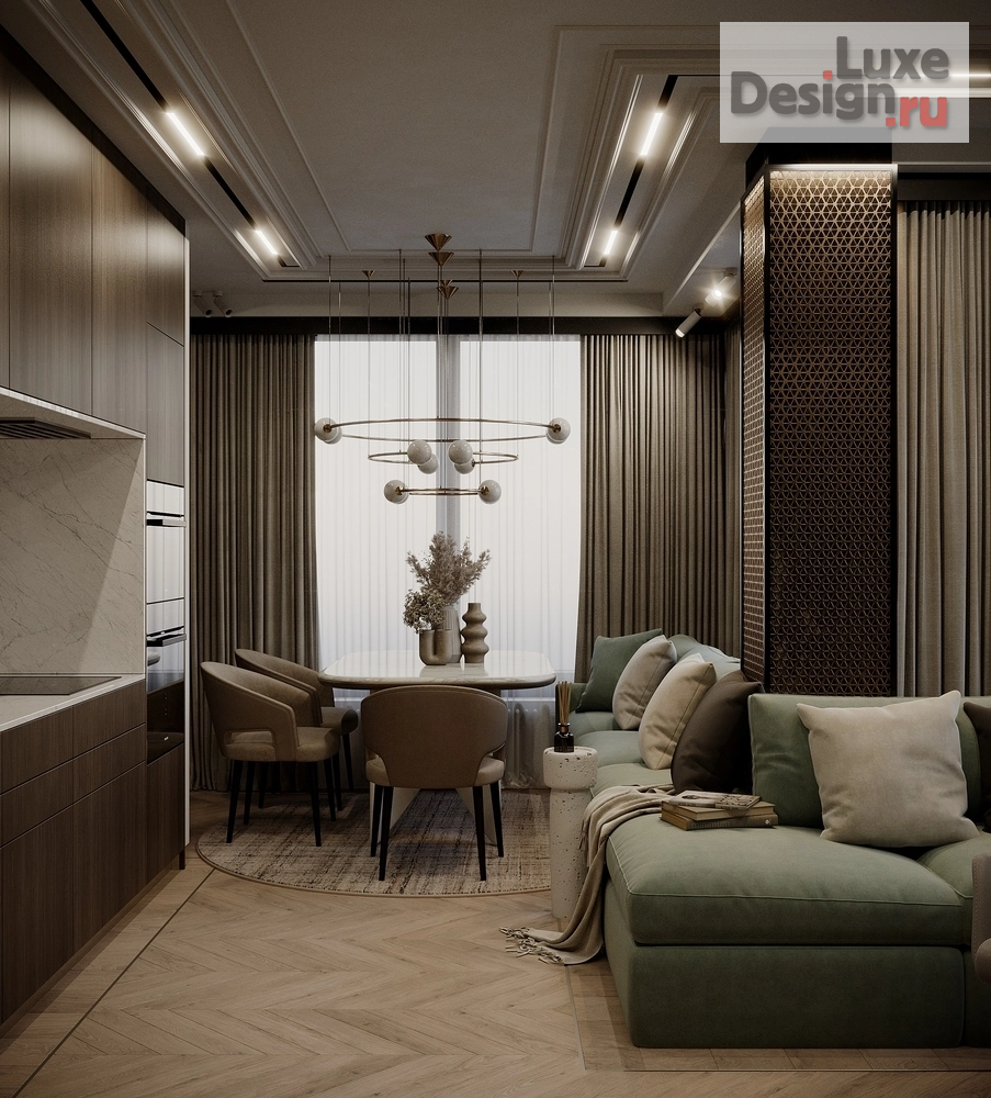 Дизайн интерьера трехкомнатной квартиры "Квартира в ЖК "Зиларт"" (фото 11)