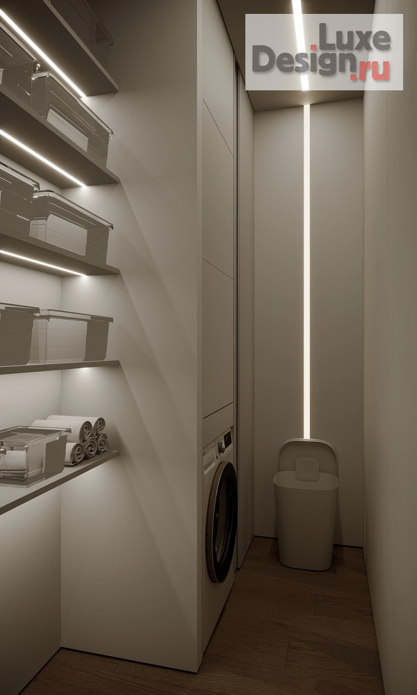 Дизайн интерьера трехкомнатной квартиры "Квартира в ЖК Скандинавия" (фото 12)