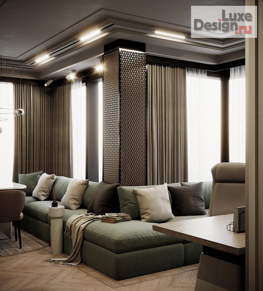 Дизайн интерьера трехкомнатной квартиры "Квартира в ЖК "Зиларт"" (фото 13)