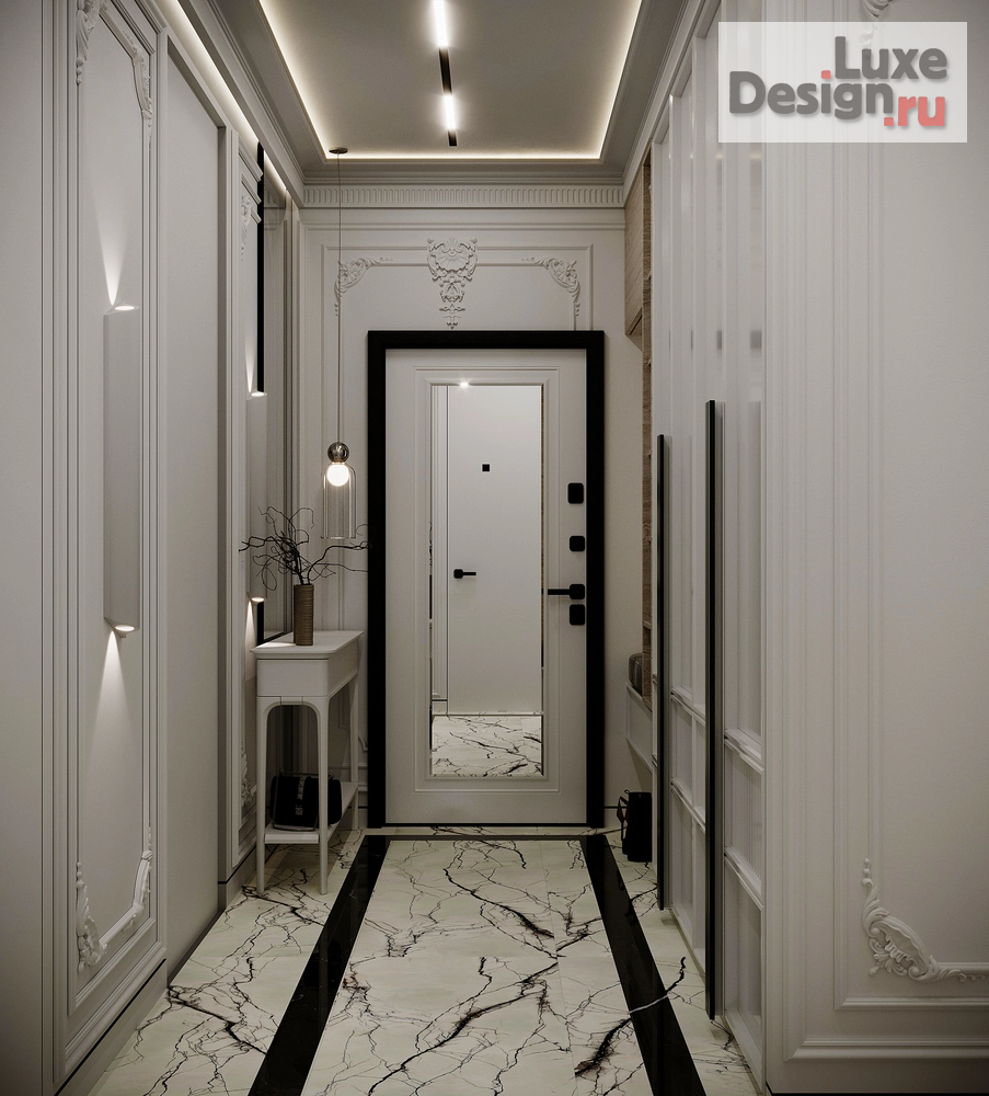 Дизайн интерьера трехкомнатной квартиры "Квартира в ЖК "Riversky"" (фото 2)