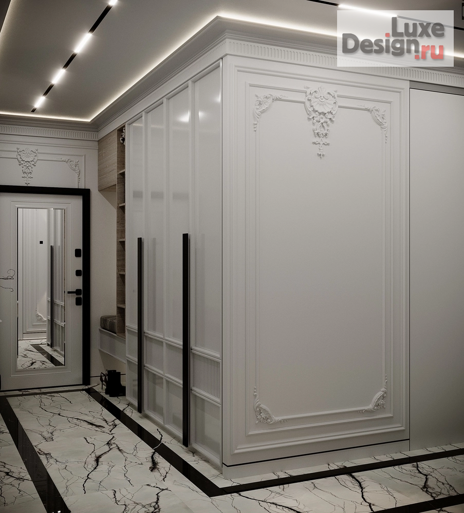 Дизайн интерьера трехкомнатной квартиры "Квартира в ЖК "Riversky"" (фото 3)