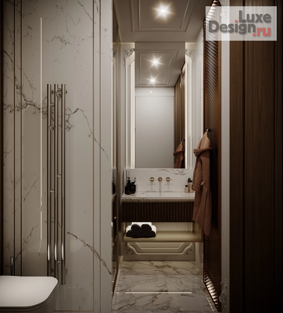 Дизайн интерьера трехкомнатной квартиры "Квартира в ЖК "Зиларт"" (фото 34)