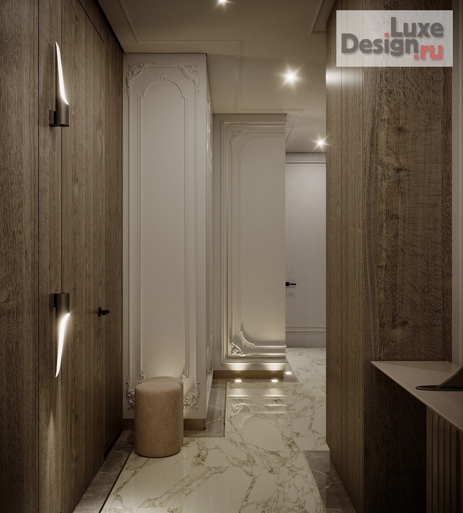 Дизайн интерьера трехкомнатной квартиры "Квартира в ЖК "Зиларт"" (фото 4)