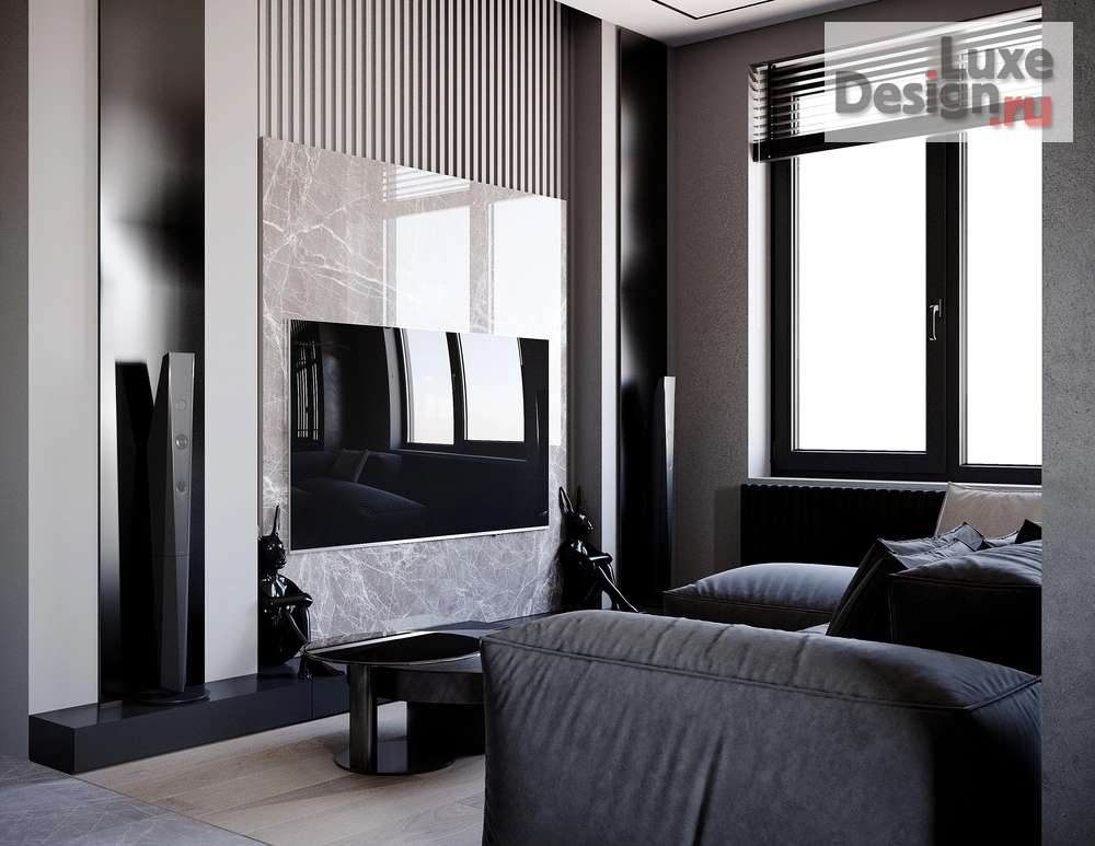 Дизайн интерьера трехкомнатной квартиры "Квартира в ЖК Скандинавия" (фото 4)