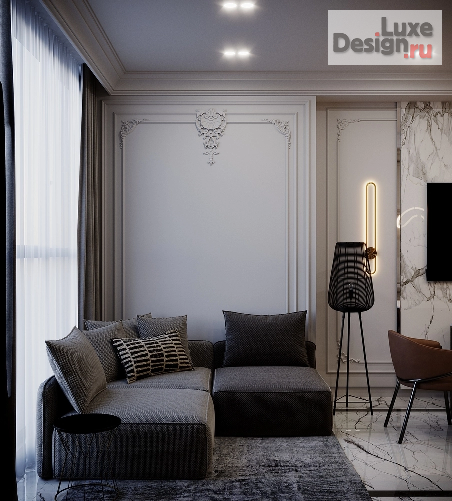 Дизайн интерьера трехкомнатной квартиры "Квартира в ЖК "Riversky"" (фото 35)