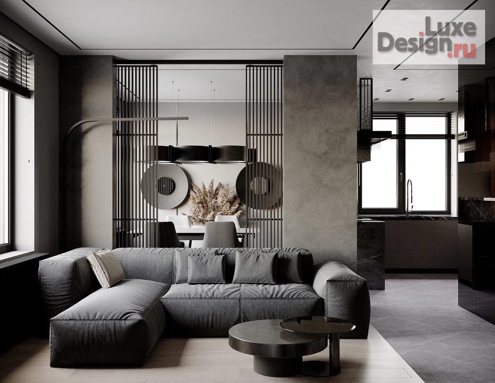 Дизайн интерьера трехкомнатной квартиры "Квартира в ЖК Скандинавия" (фото 1)