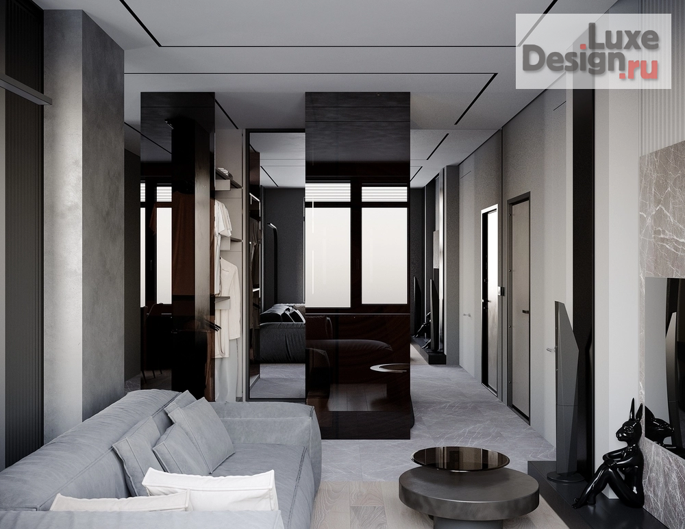 Дизайн интерьера трехкомнатной квартиры "Квартира в ЖК Скандинавия" (фото 5)