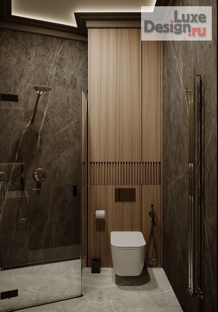 Дизайн интерьера трехкомнатной квартиры "Квартира в ЖК "Невский" №3" (фото 8)