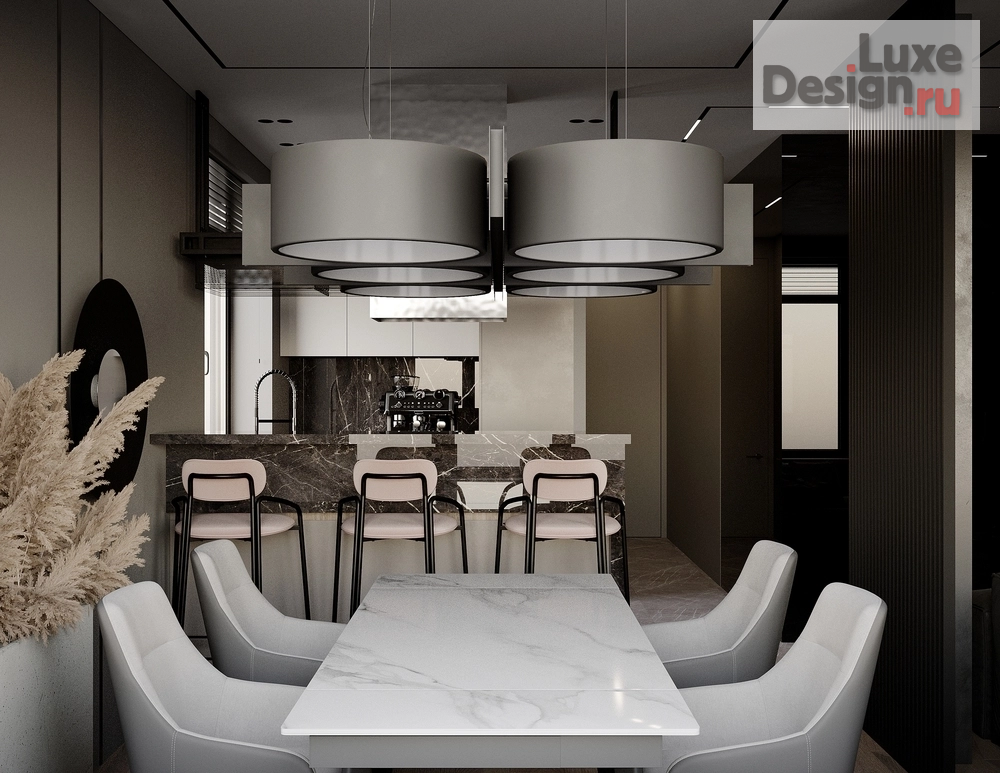 Дизайн интерьера трехкомнатной квартиры "Квартира в ЖК Скандинавия" (фото 9)