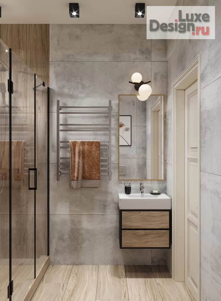 Дизайн интерьера коттеджа "Городское шале" (фото 14)