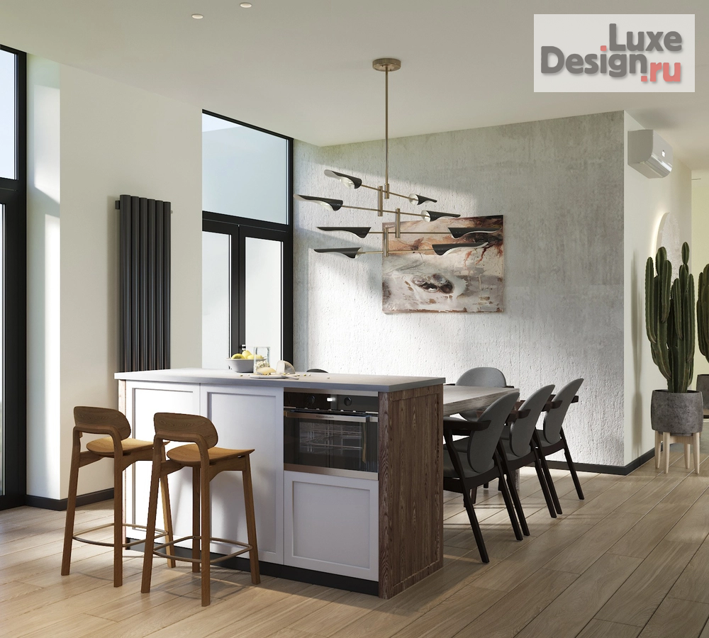 Дизайн интерьера коттеджа "Осеннее солнце" (фото 10) от дизайнера Грушева Мария Алексеевна Дизайн интерьера коттеджа "Осеннее солнце" (фото 10)