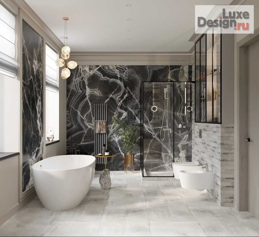 Дизайн интерьера коттеджа "Элегантный шик" (фото 38)