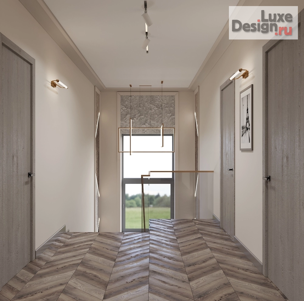 Дизайн интерьера коттеджа "Элегантный шик" (фото 3)