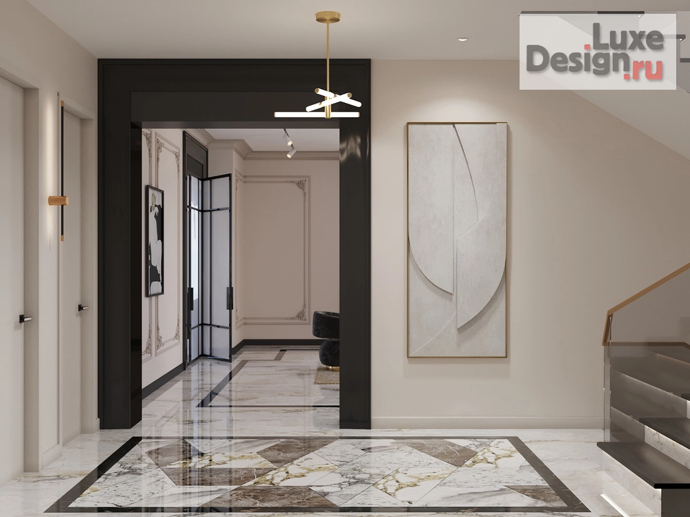 Дизайн интерьера коттеджа "Элегантный шик" (фото 14)