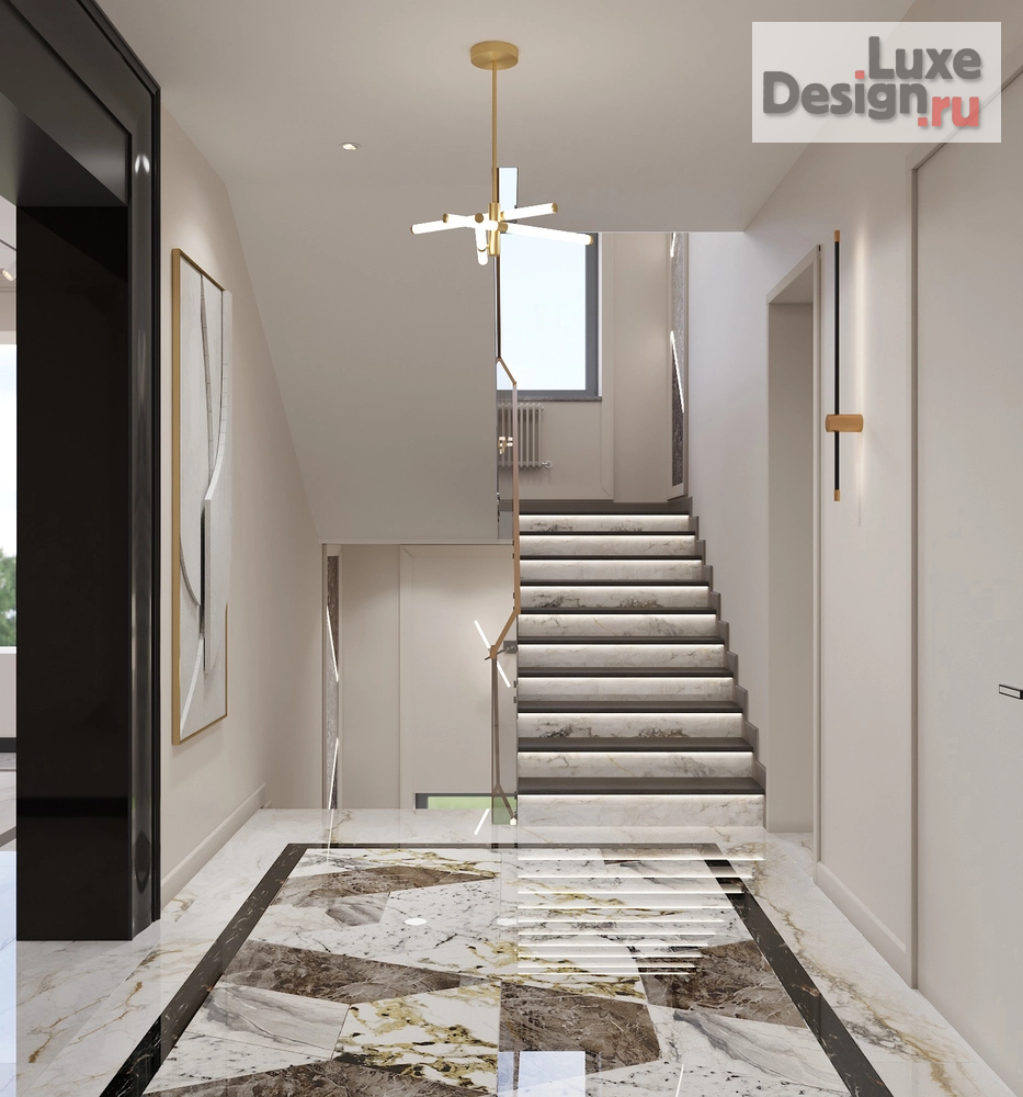 Дизайн интерьера коттеджа "Элегантный шик" (фото 15)